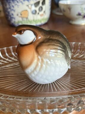 🍂Vintage Lomonosov Porcelain Partridge Figurine USSR LFZ 1C🍂